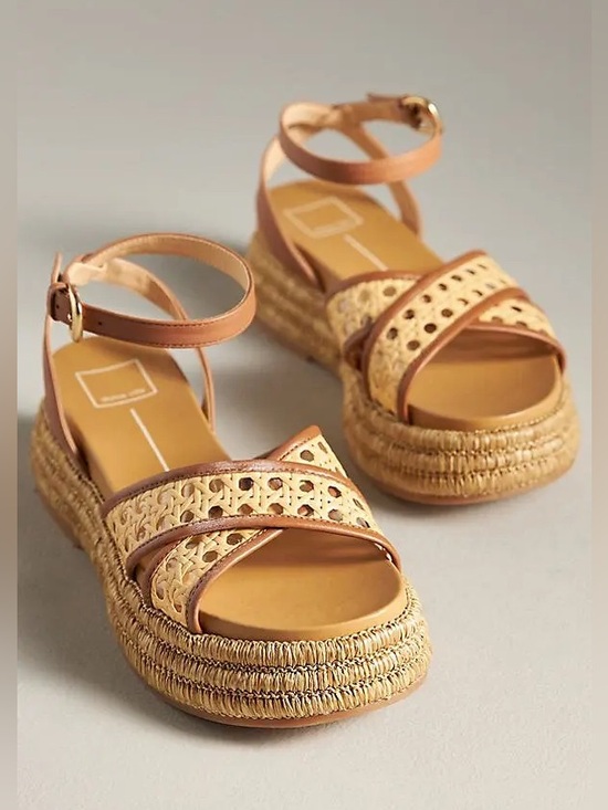 Dolce Vita Shoes - Dolce Vita Wriley Raffia Platform Sandals Anthropologie